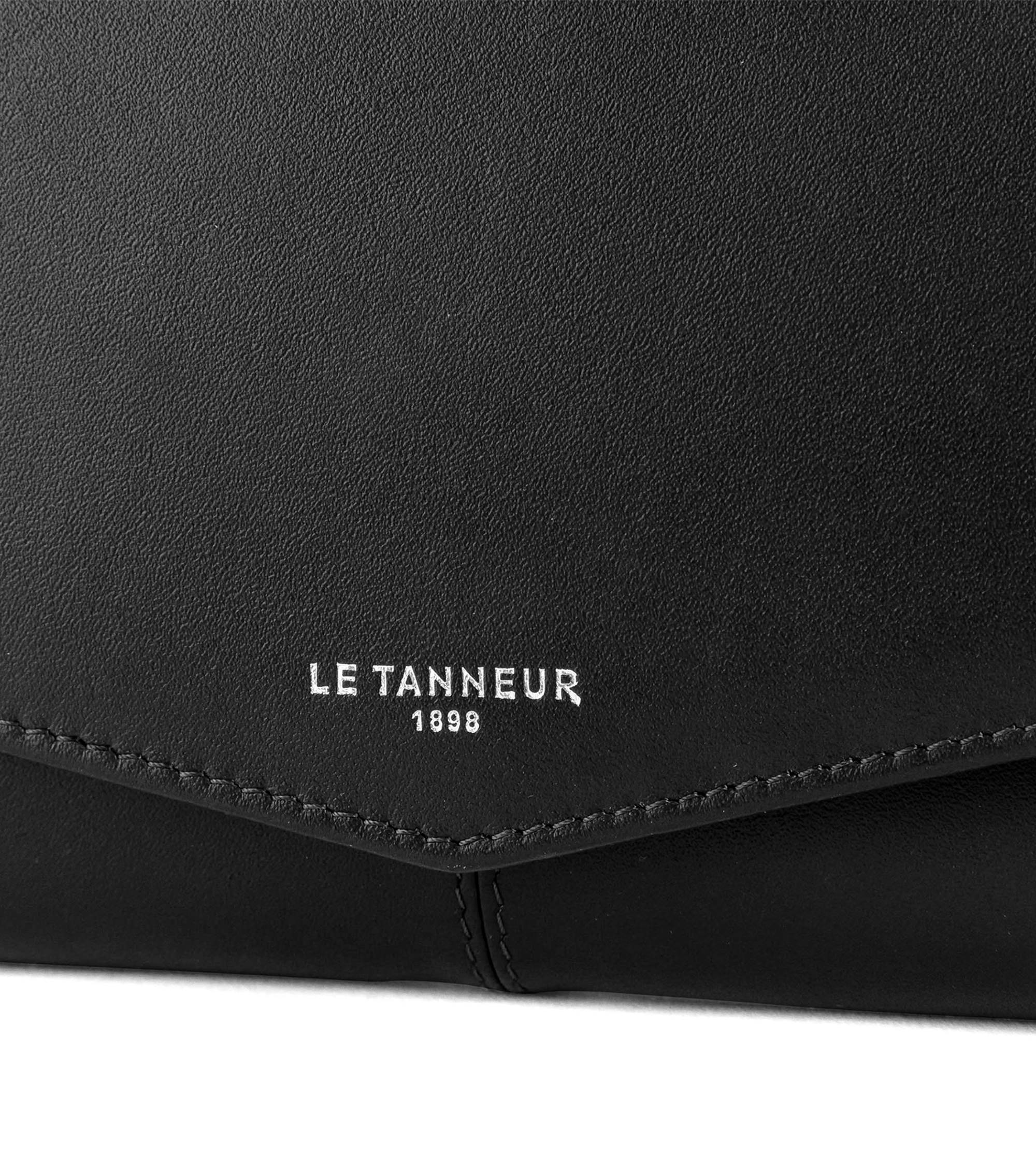 Portefeuille moyen modèle Charlotte en cuir lisse - Image 5