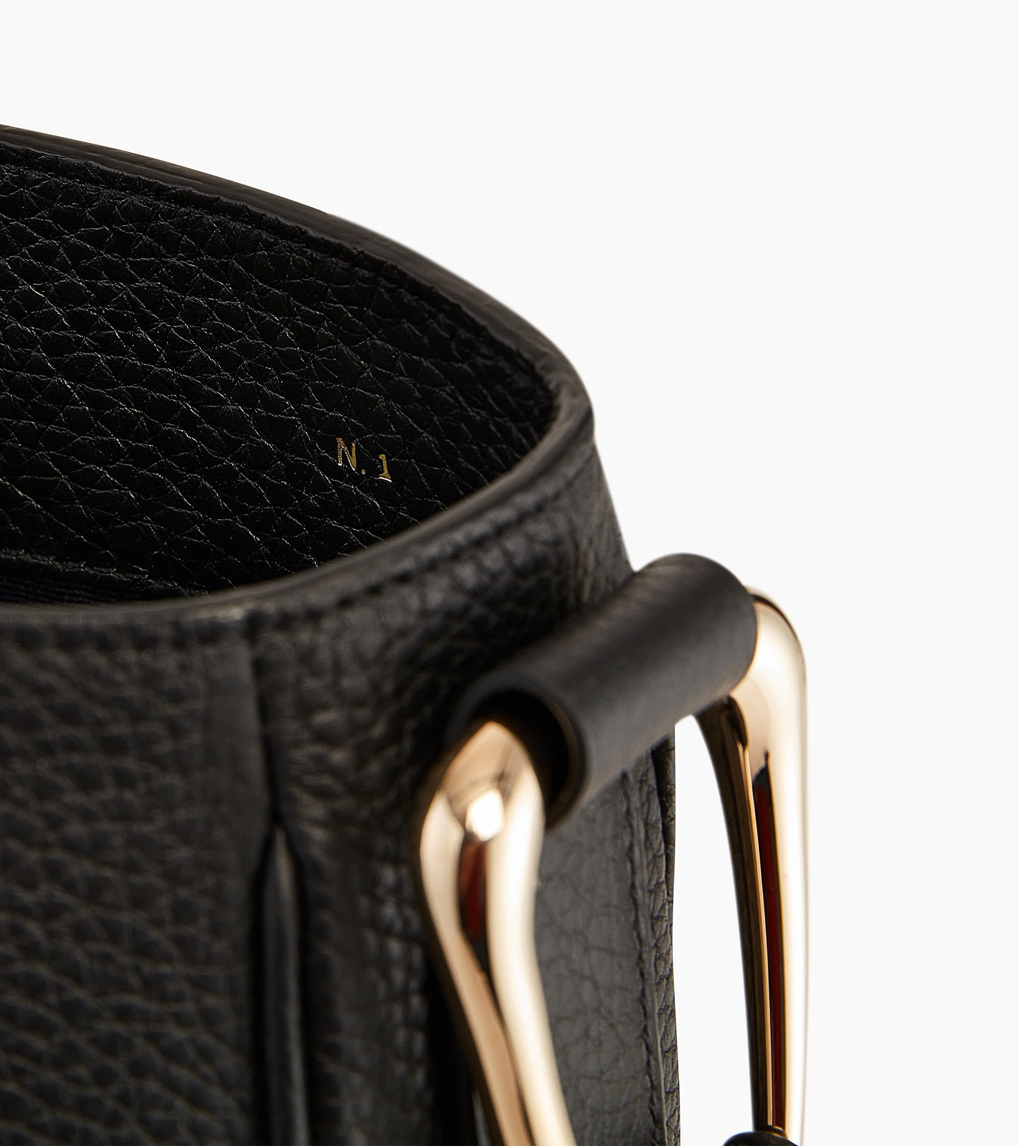 Grand sac hobo Madeleine en cuir de taurillon grainé - Image 4