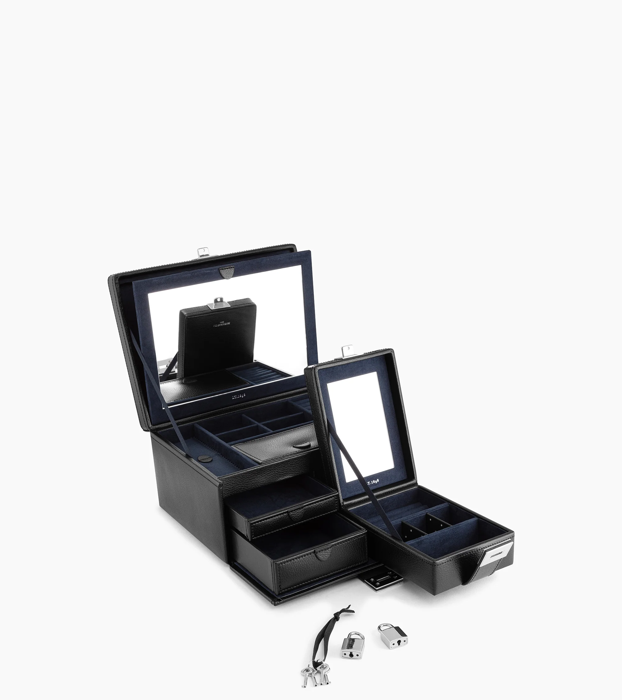 Grande boite à bijoux en cuir - Image 4