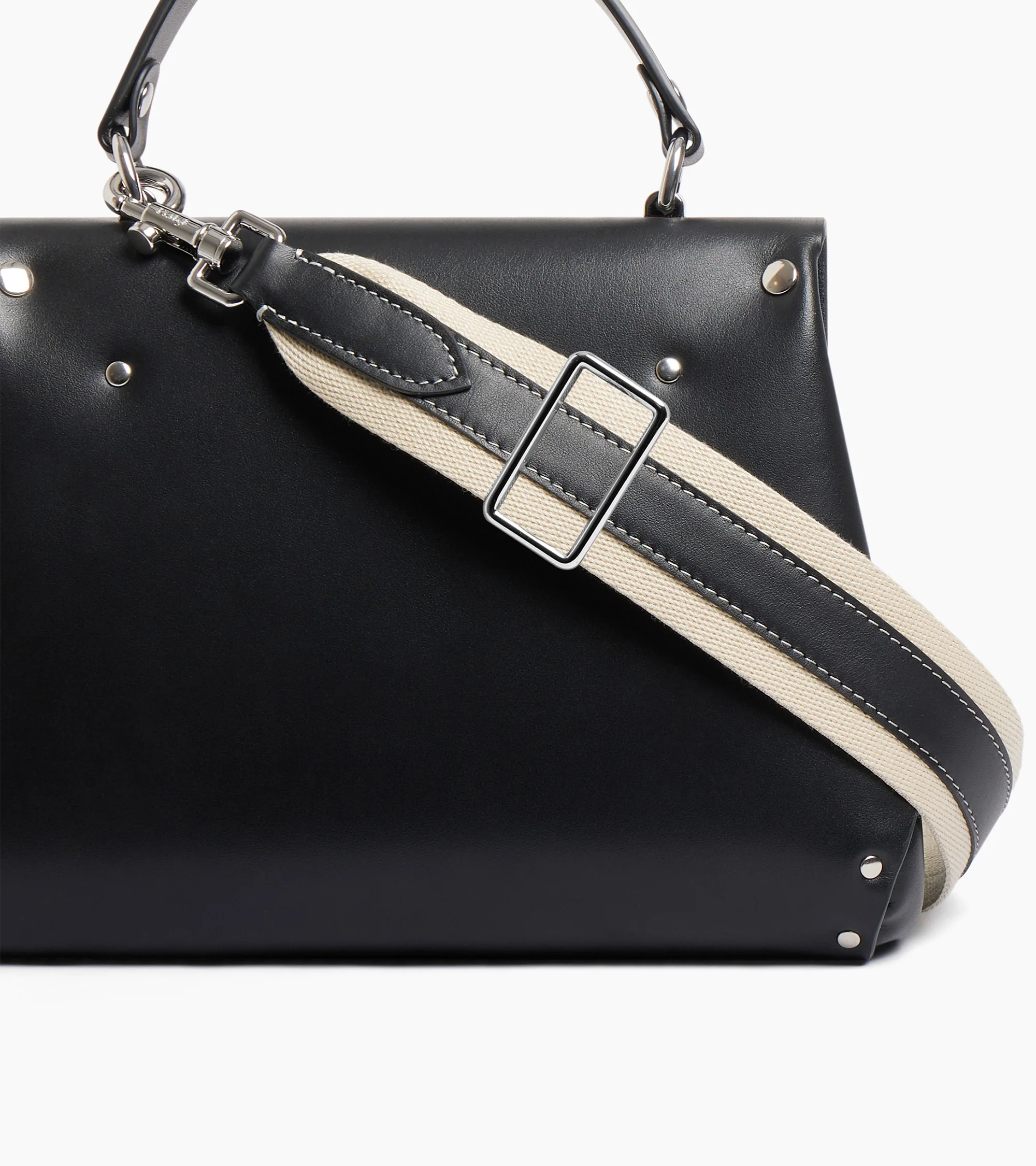 Petit sac à main Sans Couture en cuir lisse - Image 6