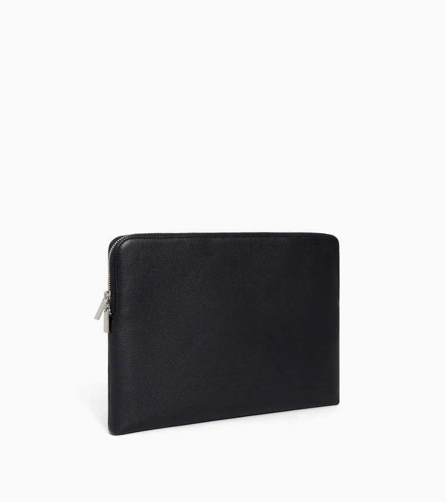 Pochette ordinateur 14" en cuir grainé - Image 4