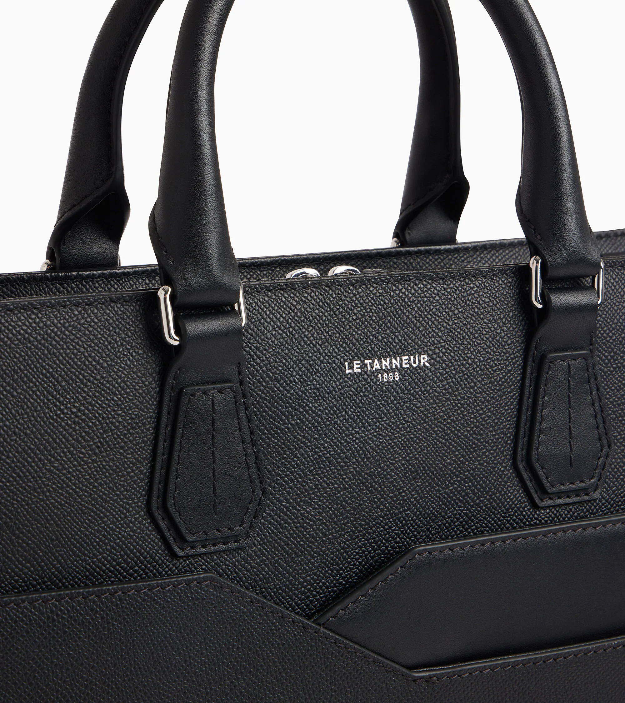 Porte documents slim 15" Gaston en cuir grain croisé - Image 3