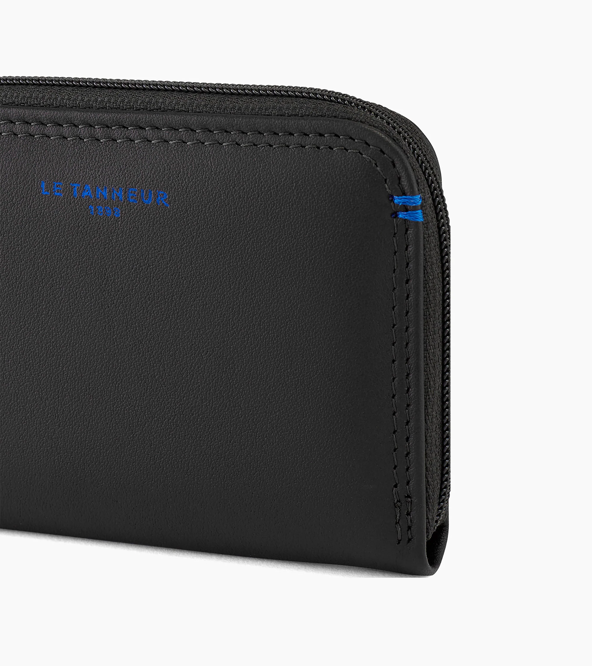 Porte monnaie zippé Martin en cuir lisse - Image 4