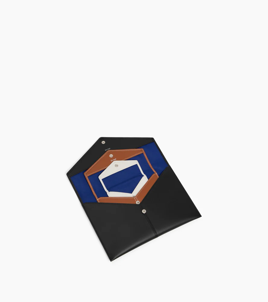 Trio de pochettes Charlotte en cuir lisse - Image 3